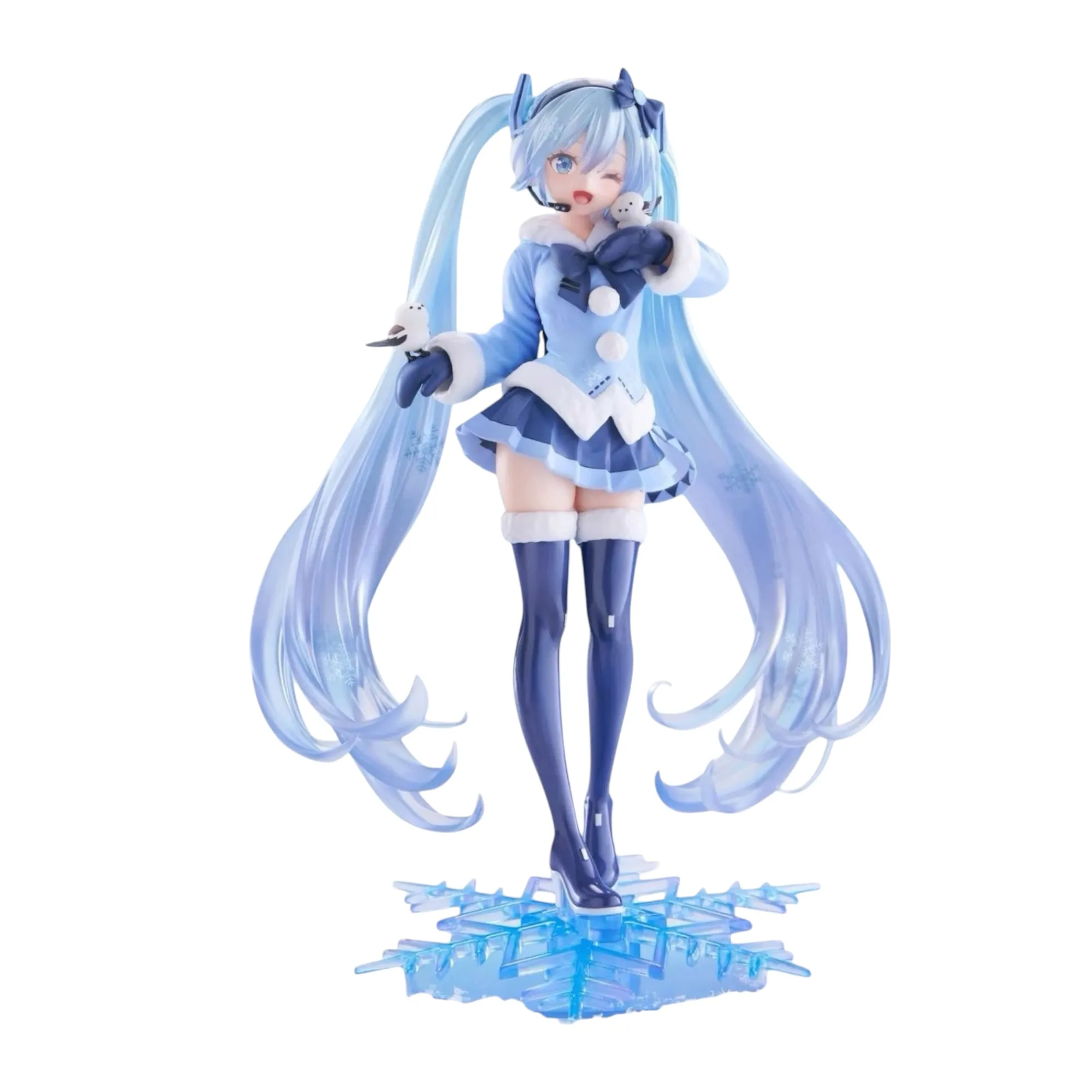 Аніме фігурка Хацуне Міку: Снігова Міку 2012 (Hatsune Miku: Snow Miku 2012 Ver.) — Вокалоїд (Vocaloid), серія AMP+ All Stars Figure, 25 см, виробник Taito