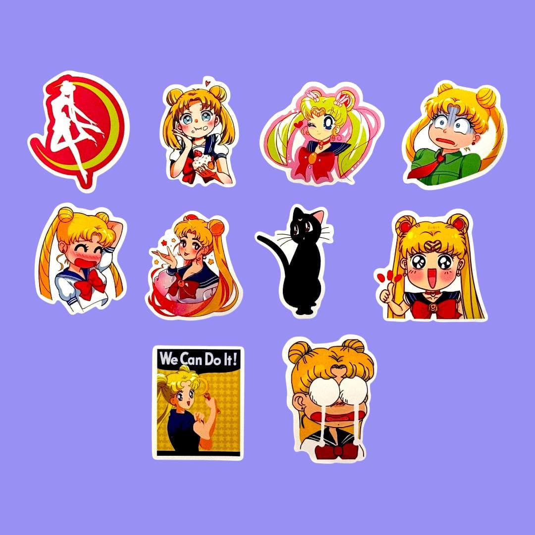 Наліпки по аніме Sailor Moon
