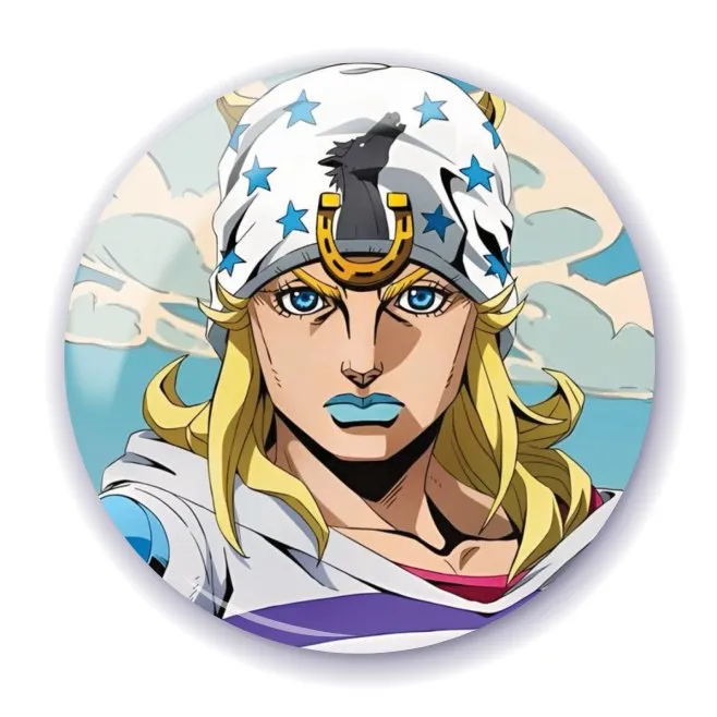 Аніме значок Неймовірні пригоди ДжоДжо (JoJo's Bizarre Adventure) 40, 56 мм