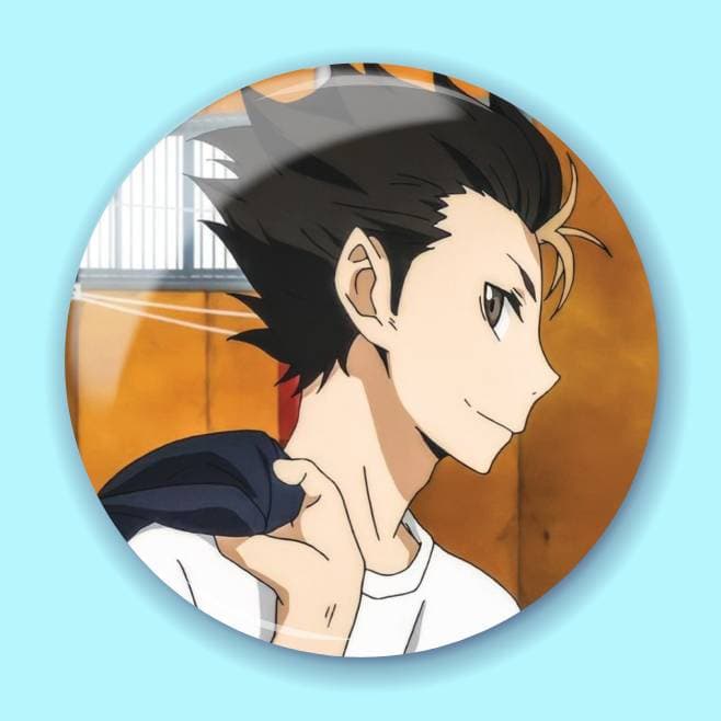 Аніме значок Волейбол (Haikyuu!!) 58, 56 мм, глянець