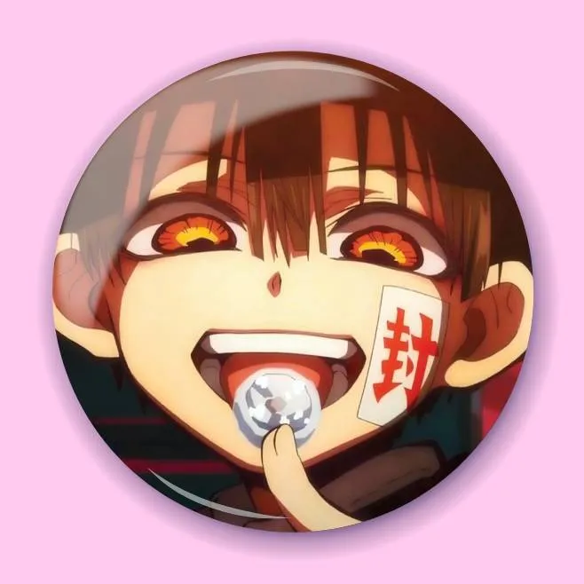 Аніме значок Туалетний привид Ханако (Toilet-bound Hanako-kun) 6, 56 мм