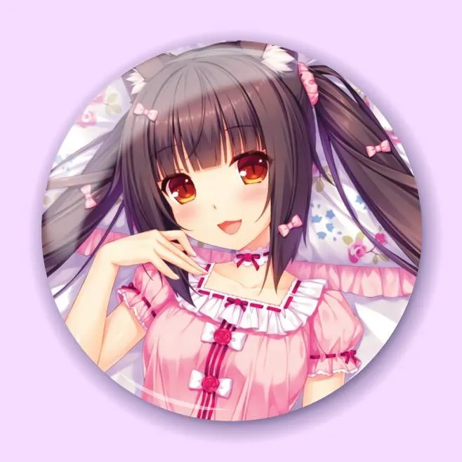 Аніме значок Котячий рай (Nekopara) 13, 56 мм
