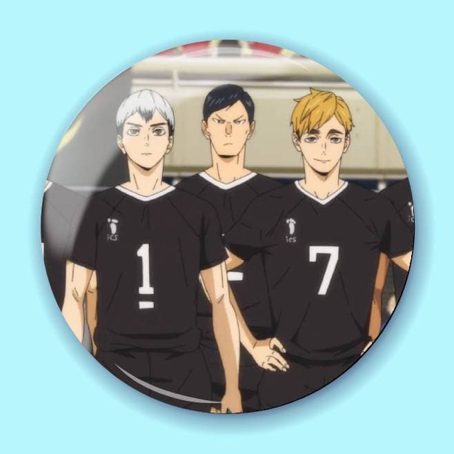 Аніме значок Волейбол (Haikyuu!!) 21, 56 мм, глянець