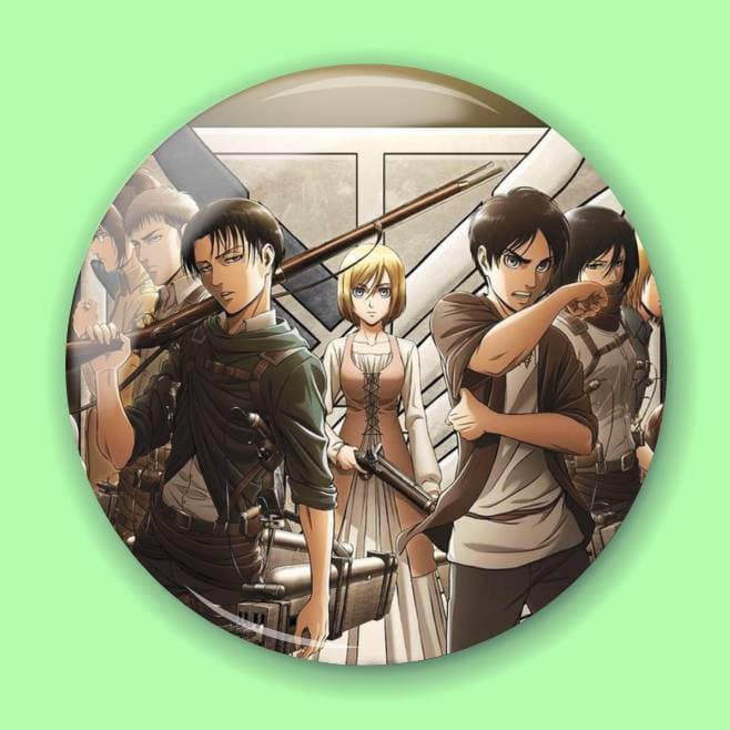 Аніме значок Атака титанів (Attack on Titan) 55, 56 мм