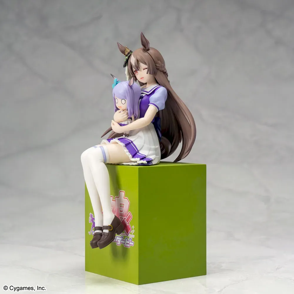 Аніме фігурка Сатоно Дайамонд (Satono Diamond Sitting Ver.) — Кобилички: Доленосне дербі (Uma Musume Pretty Derby), колаборація XStellar, 8х20 см 4