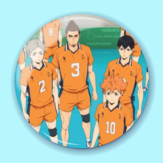 Аніме значок Волейбол (Haikyuu!!) 19, 56 мм