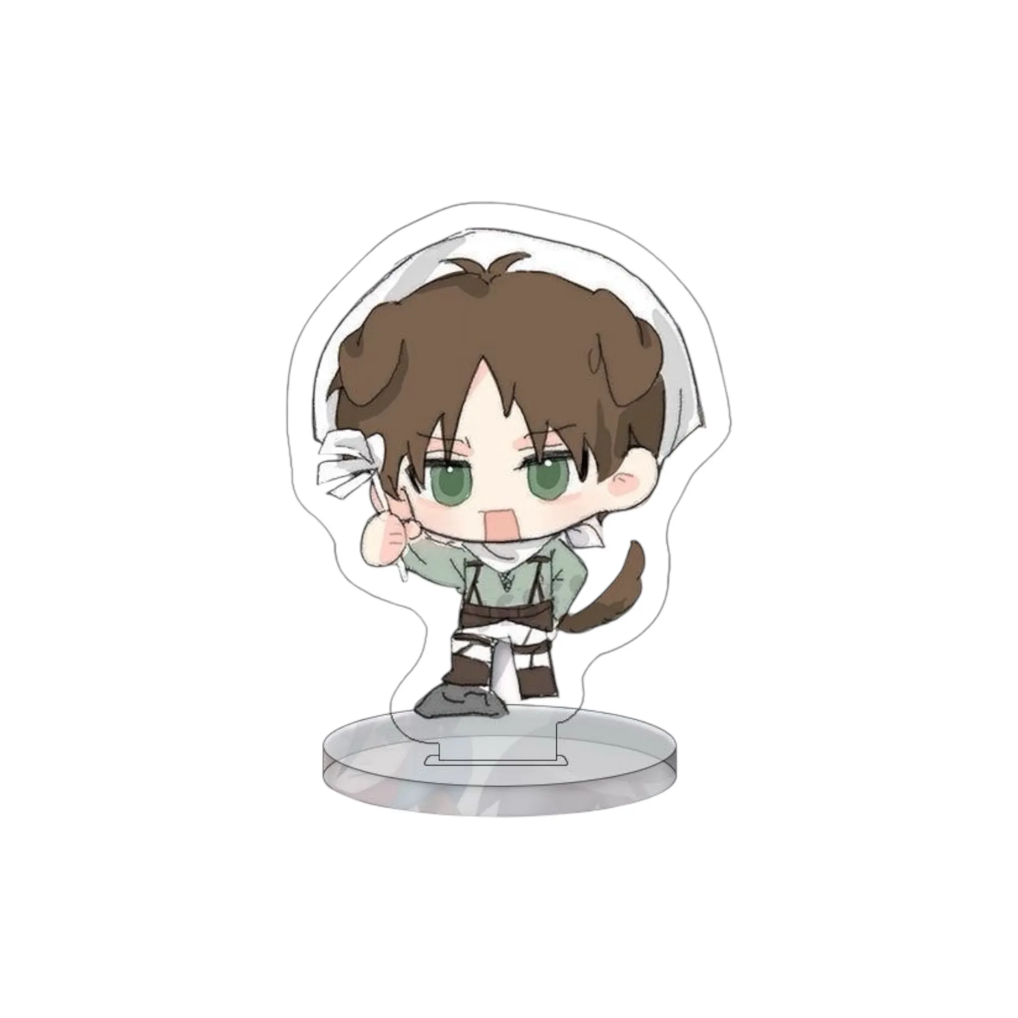 Аніме акриловий міні стенд — Атака титанів (Attack on Titan) - Ерен, 4 см