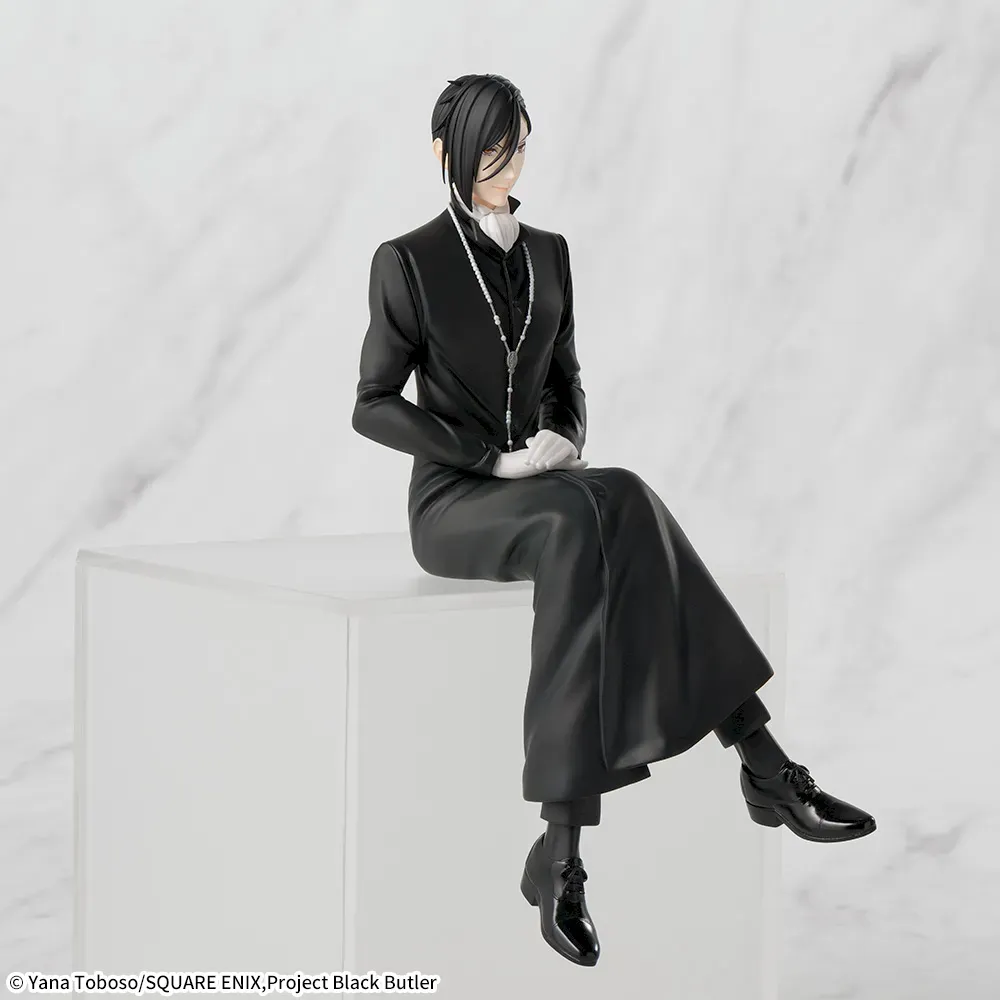 Аніме фігурка Себастьян Мікаеліс (Sebastian Michaelis) — Темний дворецький: Шкільна арка (Black Butler - Public School Arc), PM Perching, 16 см, Sega 3
