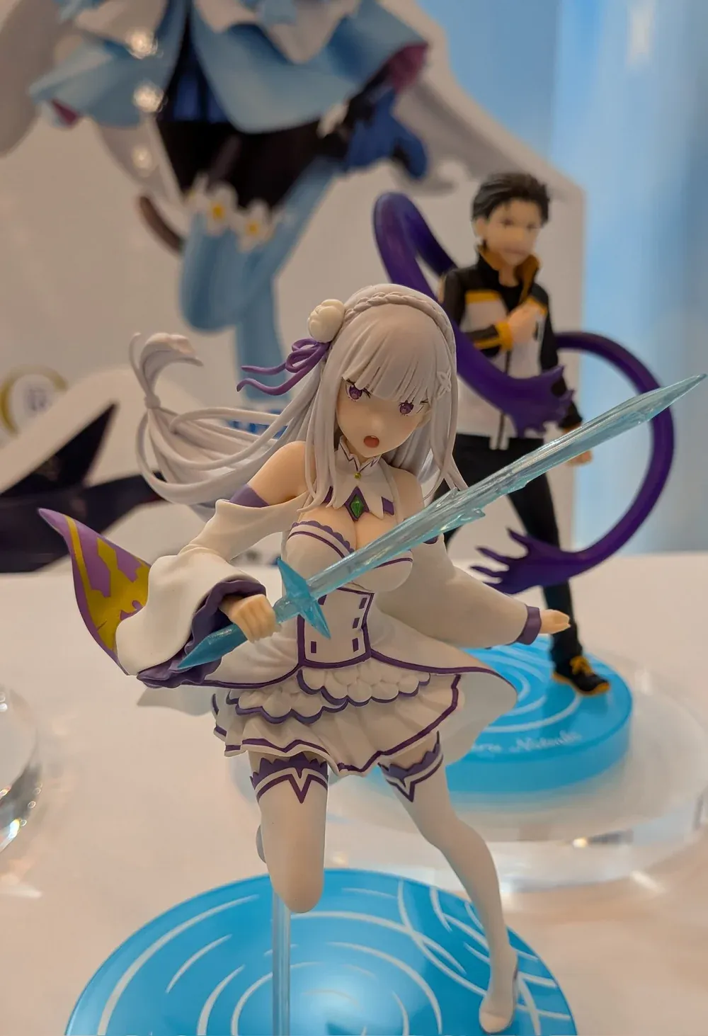 Аніме фігурка Емілія (Emilia: Emilia's Camp) — Re:Zero — Початок життя в іншому світі (Re:Zero - Starting Life in Another World), серія Royal Candidate and Knight Figure, 17 см 2