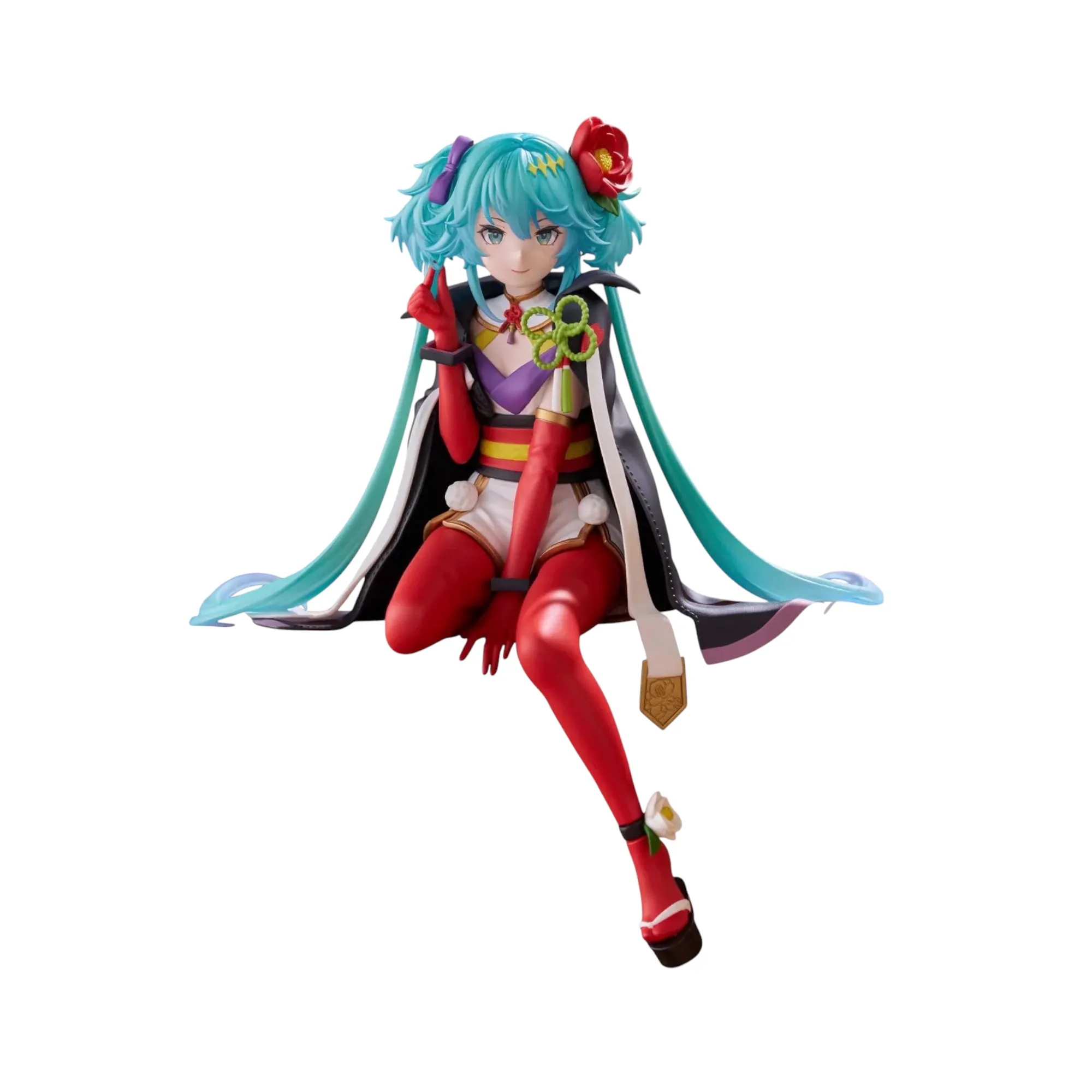 Аніме фігурка Хацуне Міку (Hatsune Miku) — серія Noodle Stopper, версія Flower Fairy Camellia, 15 см
