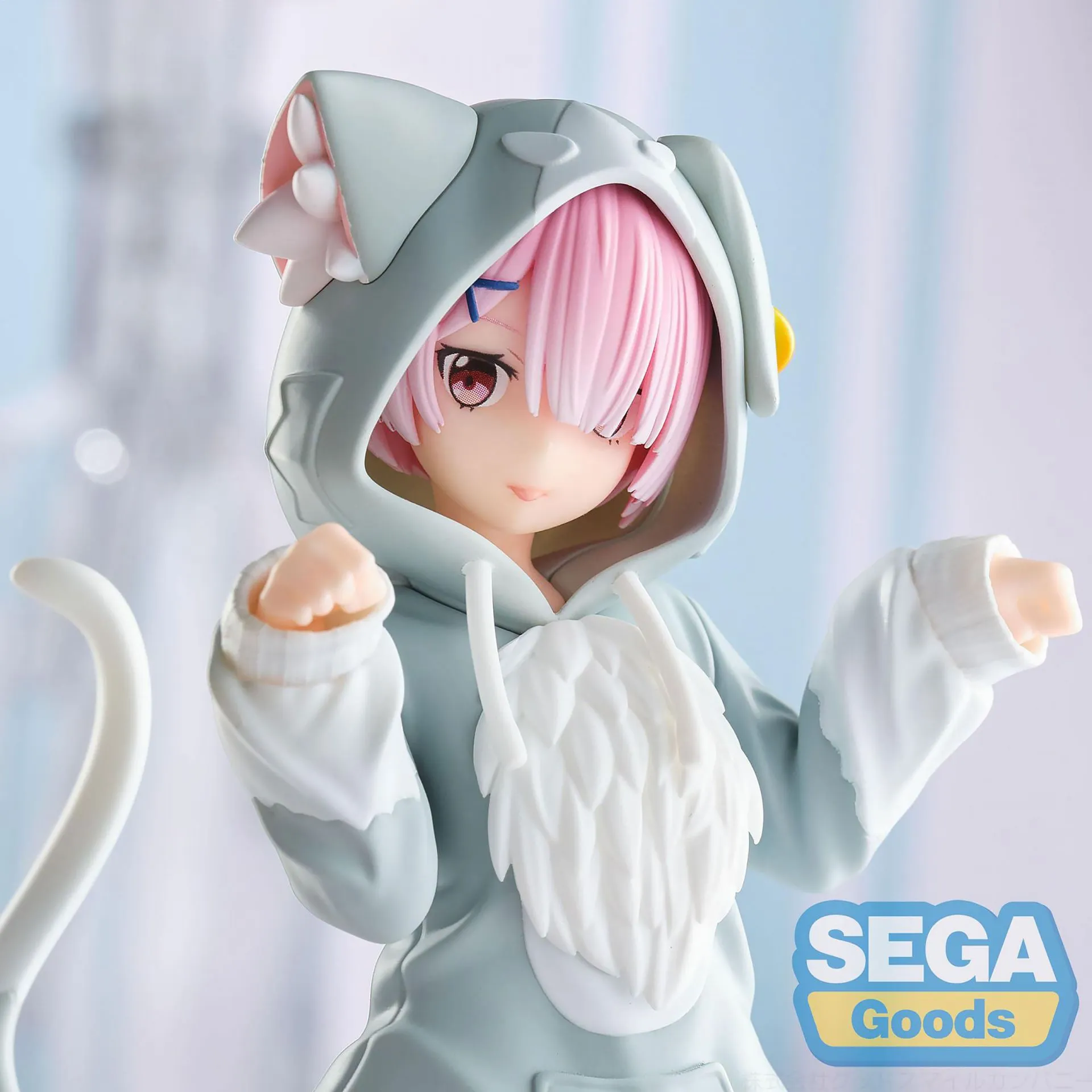 Аніме фігурка Рам (Ram) Yumemirize Mofumofu Pack Sega — Переродження: Життя в іншому світі з нуля (Re:Zero Starting Life in Another World), 10 см 2