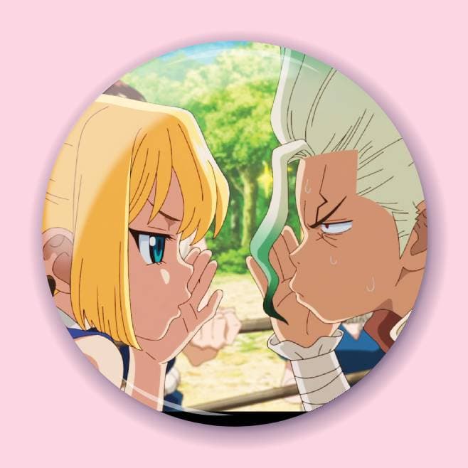 Аніме значок Доктор Стоун (Dr. Stone) 23, 56 мм