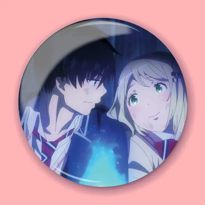Аніме значок Блакитний екзорцист (Blue Exorcist) 20, 56 мм
