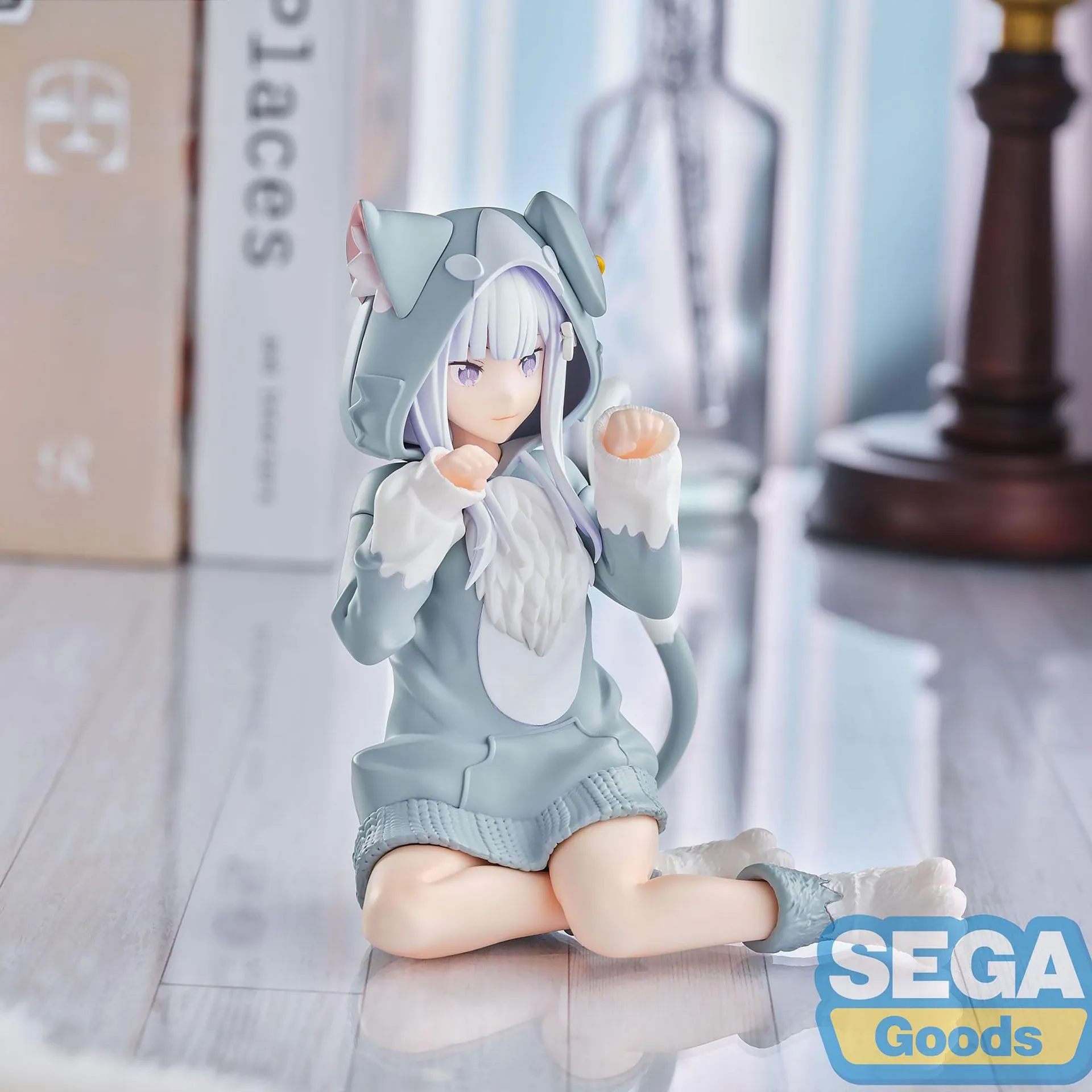 Аніме фігурка Емілія (Emilia) Yumemirize Sega (Mofumofu Pack) — Переродження: Життя в іншому світі з нуля (Re:Zero Starting Life in Another World), 8 см 4