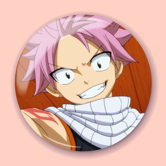 Аніме значок Хвіст Феї (Fairy Tail) 25, 56 мм