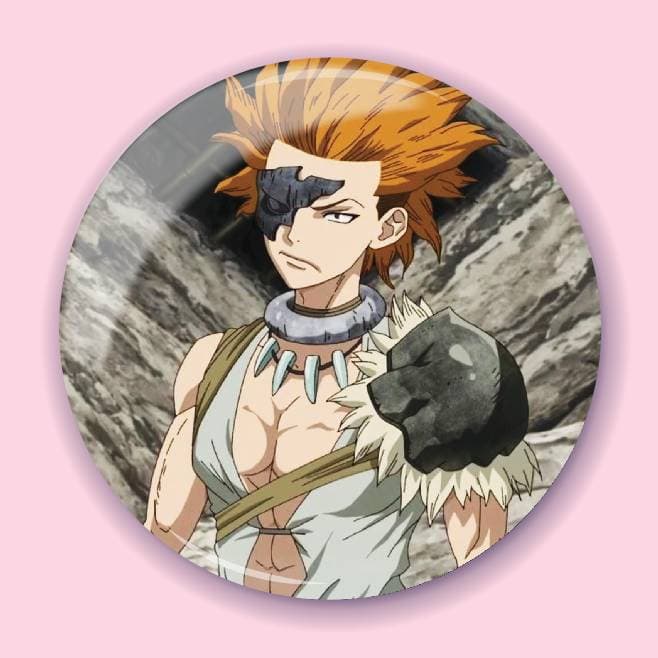 Аніме значок Доктор Стоун (Dr. Stone) 33, 56 мм