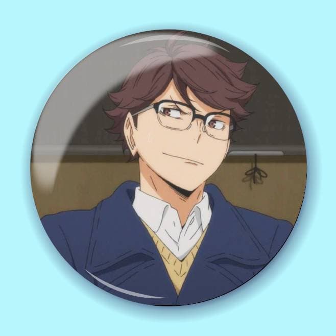 Аніме значок Волейбол (Haikyuu!!) 26, 56 мм