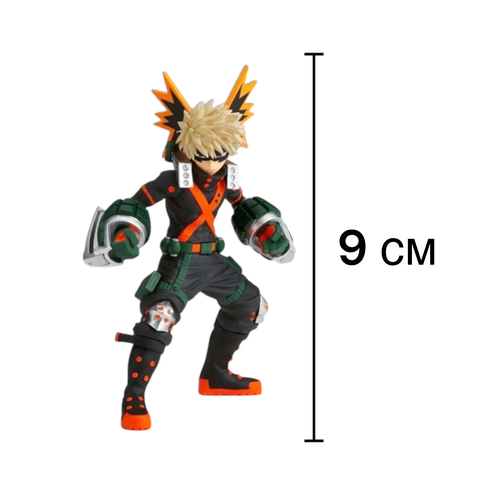 Аніме фігурка Кацукі Бакуґо (Katsuki Bakugo) — Моя геройська академія (My Hero Academia), Figuno - B, Banpresto, 9 см 2
