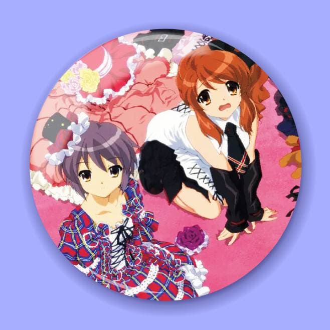 Аніме значок Меланхолія Харухі Судзумії (The Melancholy of Haruhi Suzumiya) 23, 56 мм