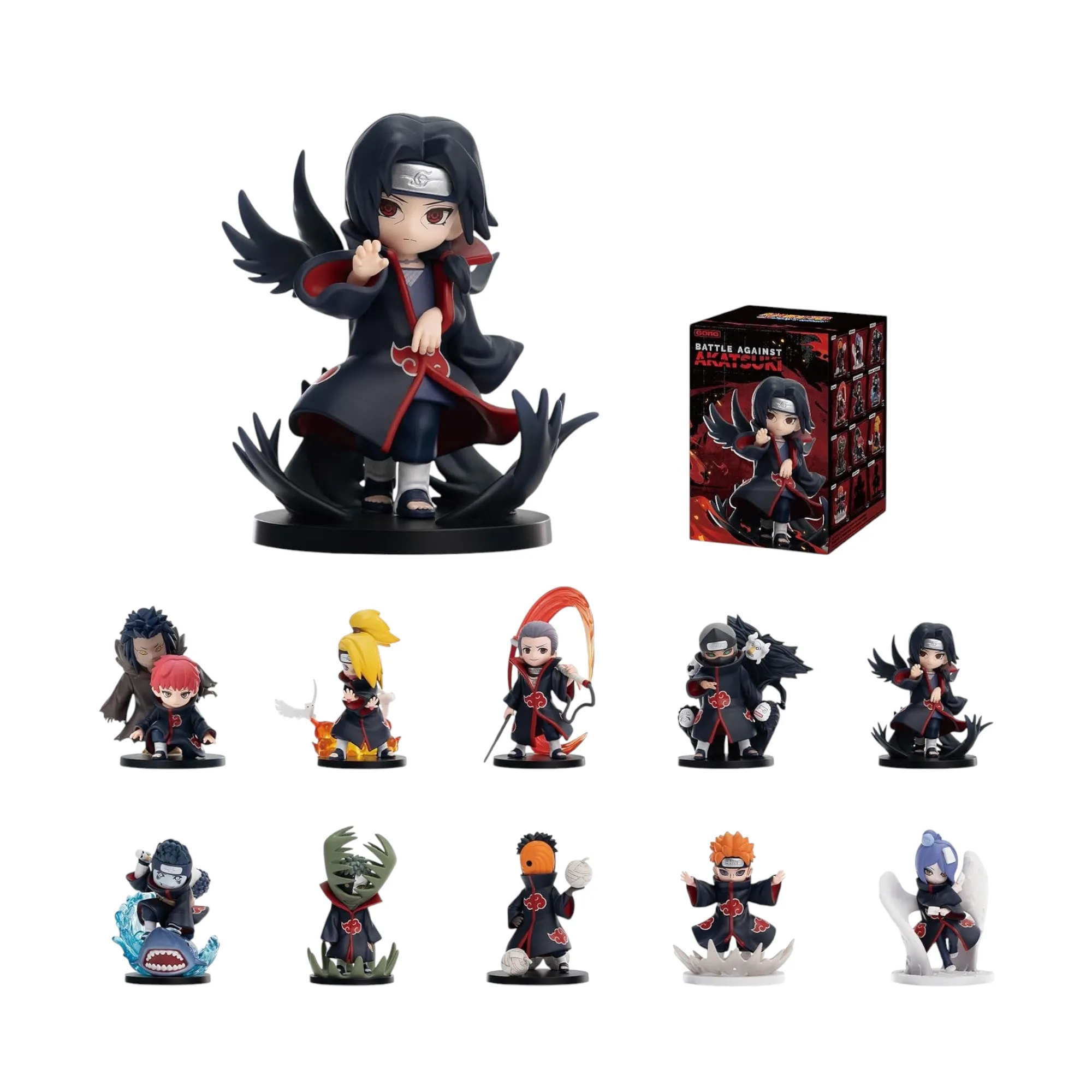 Аніме фігурка-сюрприз (Blind Box Figure) — Наруто: Ураганні хроніки (Naruto Shippuden), серія Battle Against Akatsuki, виробник Gong