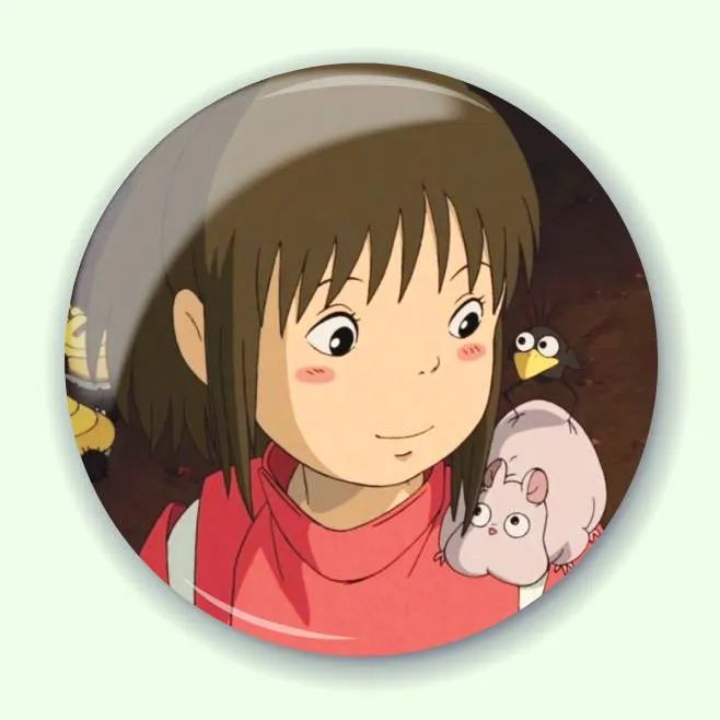 Аніме значок Віднесені привидами (Spirited Away) 7, 56 мм
