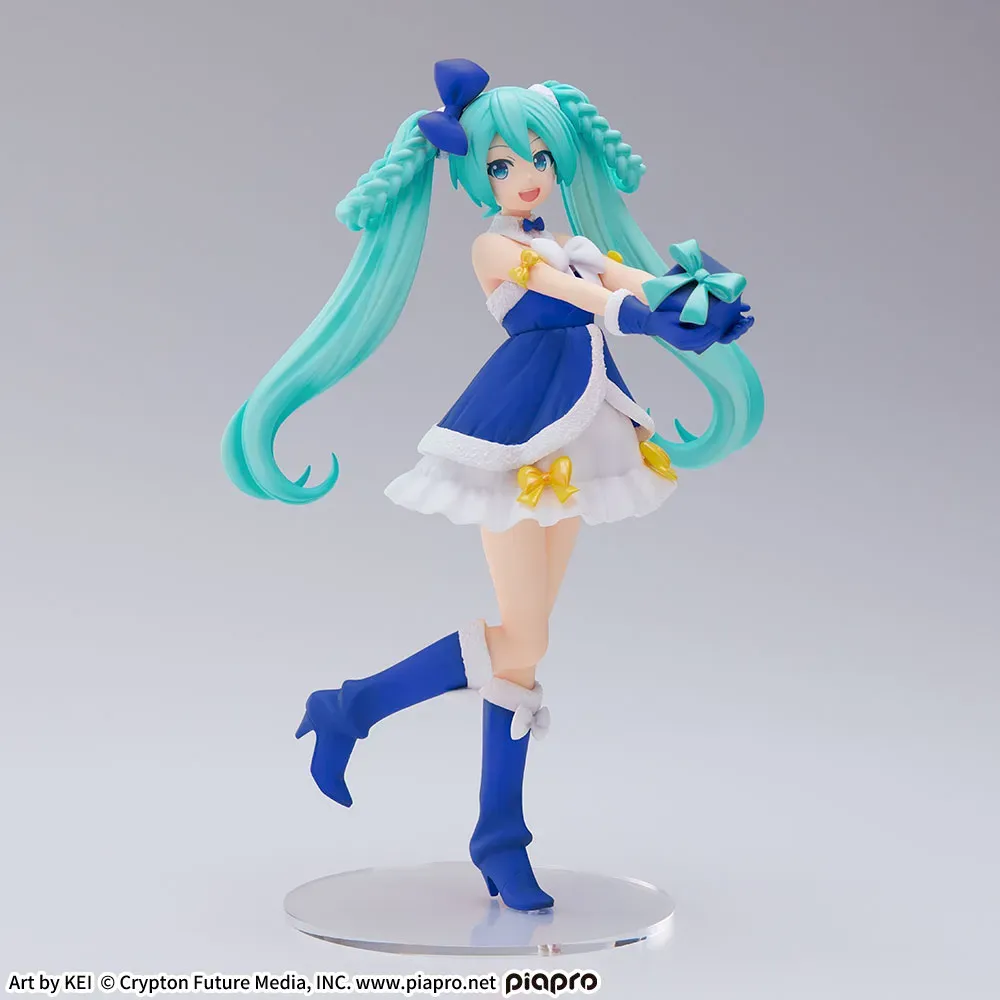 Аніме фігурка Хацуне Міку (Hatsune Miku: Sapphire Christmas Ver.), серія High Premium Figure, 21 см, виробник Sega 3