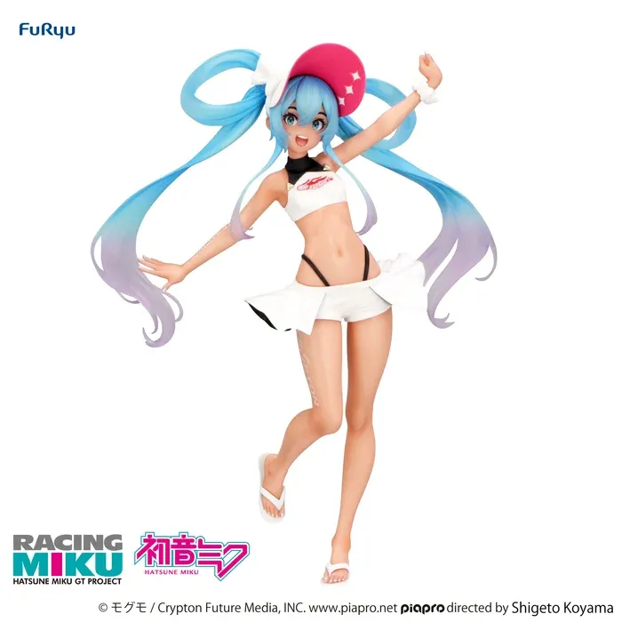 Аніме фігурка Хацуне Міку (Hatsune Miku) GT Project Racing Miku 2024 Summer Holiday Ver. Furyu — Хацуне Міку (Hatsune Miku), 23 см 4
