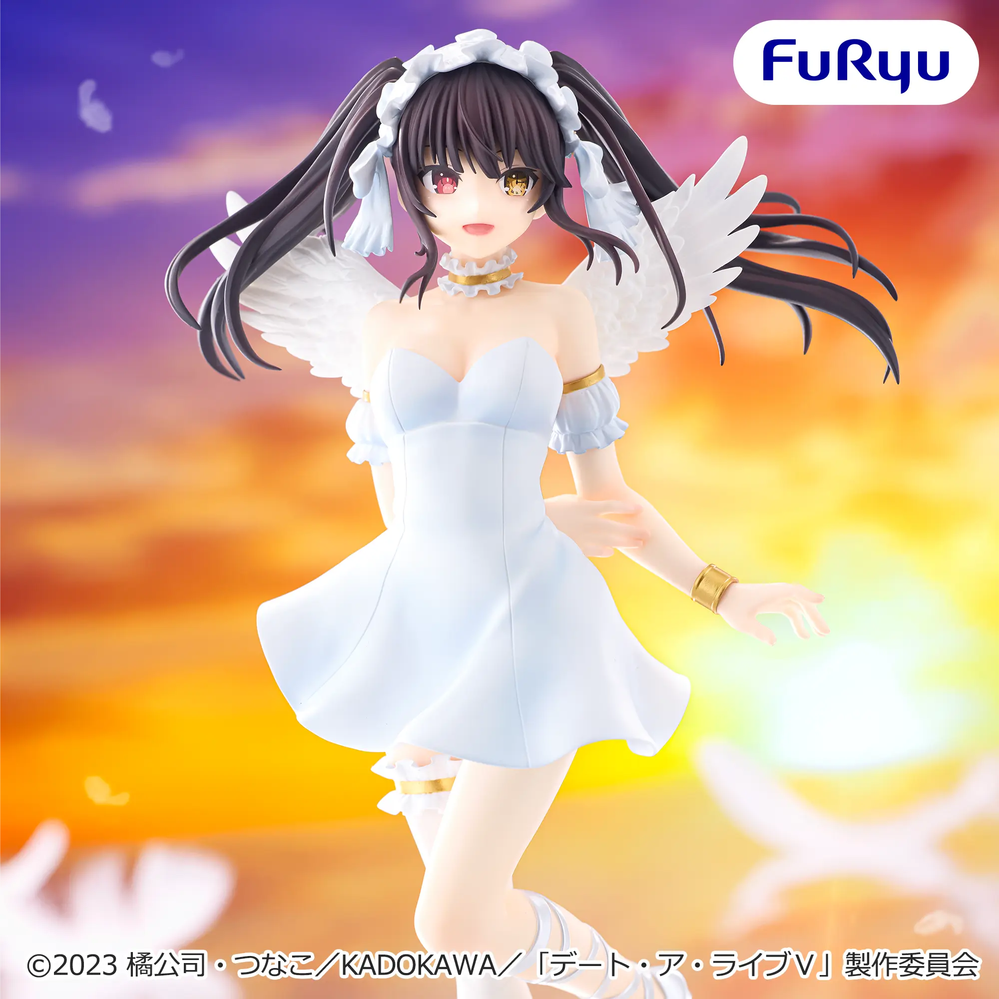 Аніме фігурка Курумі Токісакі (Kurumi Tokisaki) — Рандеву з життям (Date A Live V), серія BiCute Pure, 23 см, виробник FuRyu 2