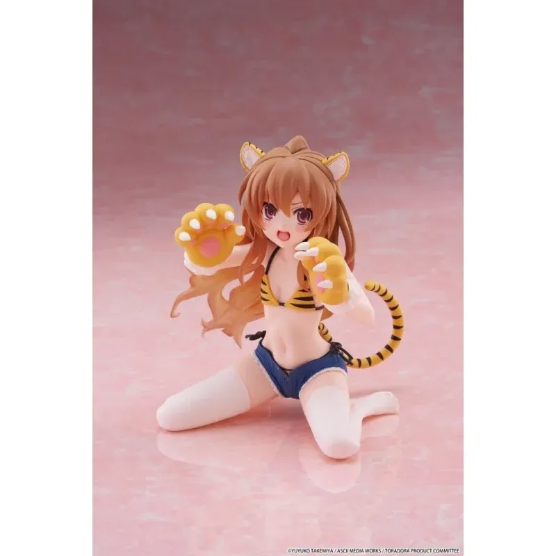Аніме фігурка Тайґа Айсака (Taiga Aisaka Swimsuit Ver.) — Торадора! (Toradora!), серія Desktop Cute Figure, 13 см 4