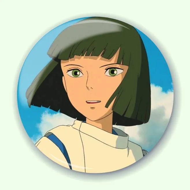 Аніме значок Віднесені привидами (Spirited Away) 15, 56 мм, глянець