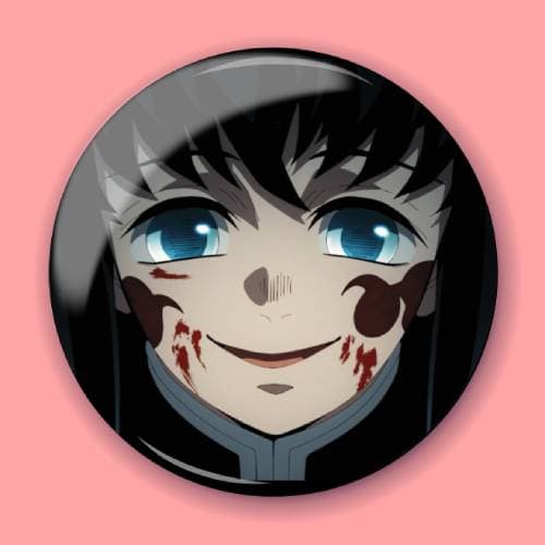 Аніме значок Клинок, який знищує демонів (Demon Slayer) 3, 56 мм