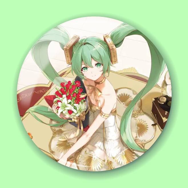 Аніме значок Хацуне Міку (Hatsune Miku) — Хацуне Міку (Hatsune Miku) Piapro Characters 14, 56 мм