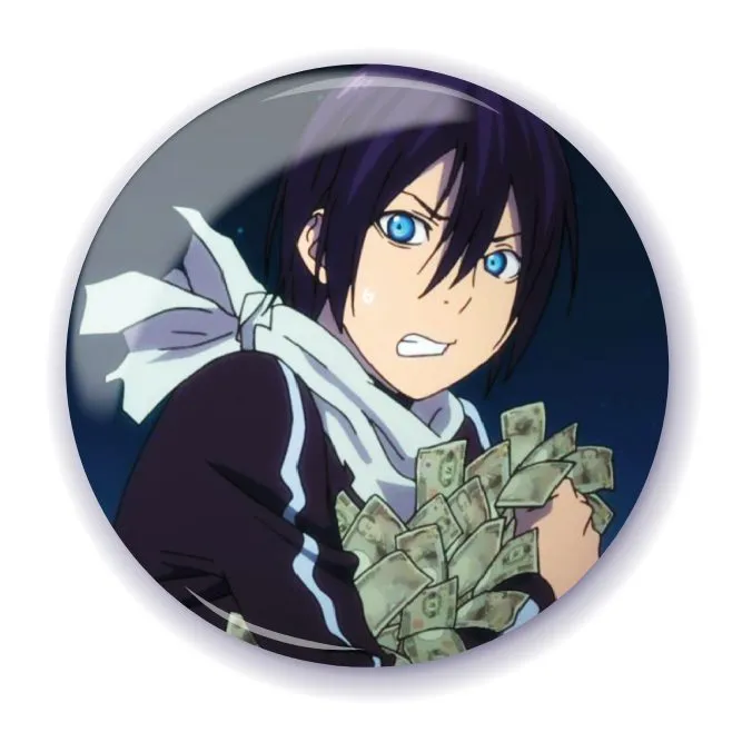 Аніме значок Безхатній бог (Noragami) 13, 56 мм, глянець