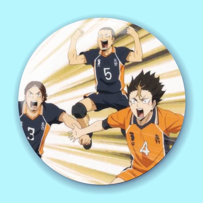 Аніме значок Волейбол (Haikyuu!!) 4, 56 мм