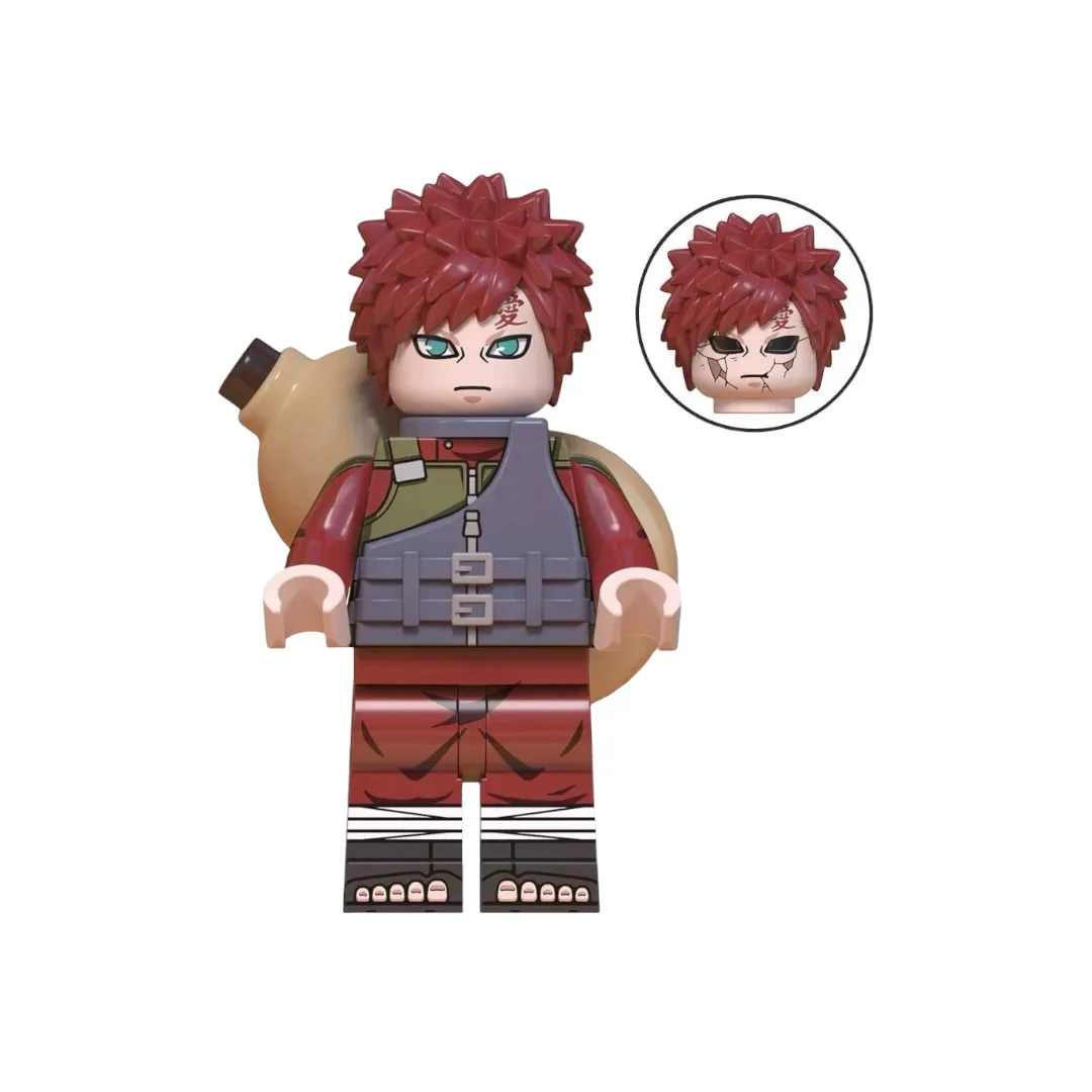 Аніме лего-фігурка Гаара (Gaara) — Наруто (Naruto)