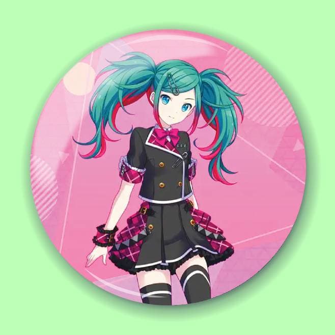 Аніме значок Хацуне Міку (Hatsune Miku) — Хацуне Міку (Hatsune Miku) Piapro Characters 43, 56 мм