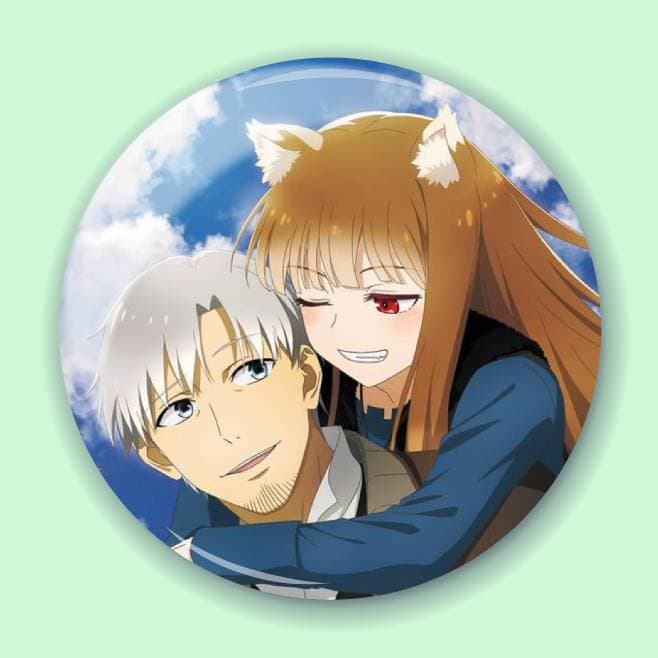 Аніме значок Вовчиця та спеції (Spice and Wolf) 17, 56 мм