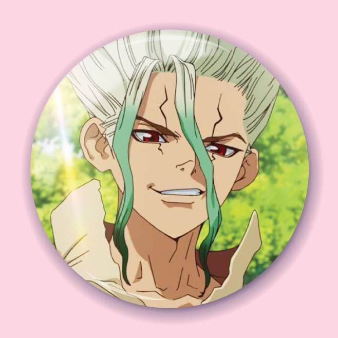 Аніме значок Доктор Стоун (Dr. Stone) 17, 56 мм