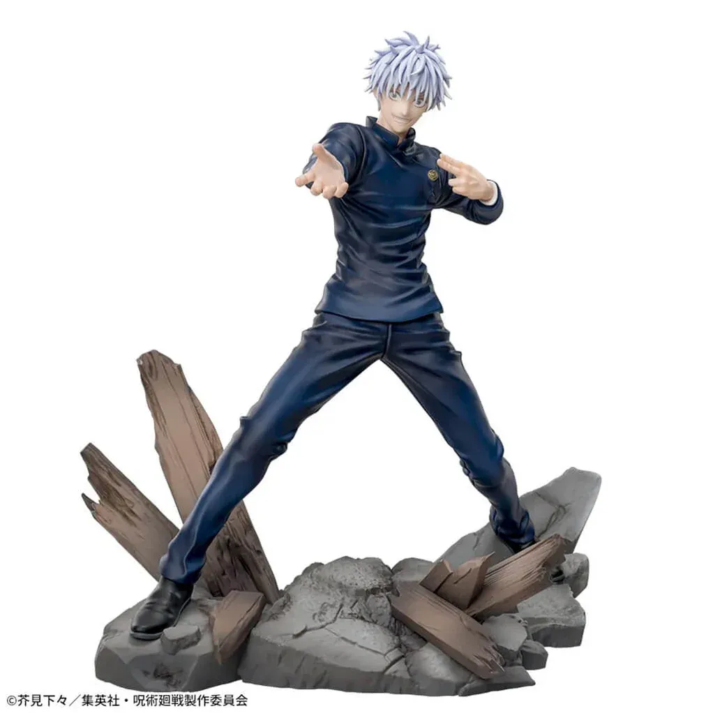 Аніме фігурка Сатору Ґоджо (Satoru Gojo) — Магічна битва (Jujutsu Kaisen), Luminasta, Fierce Battle, 15 см 4