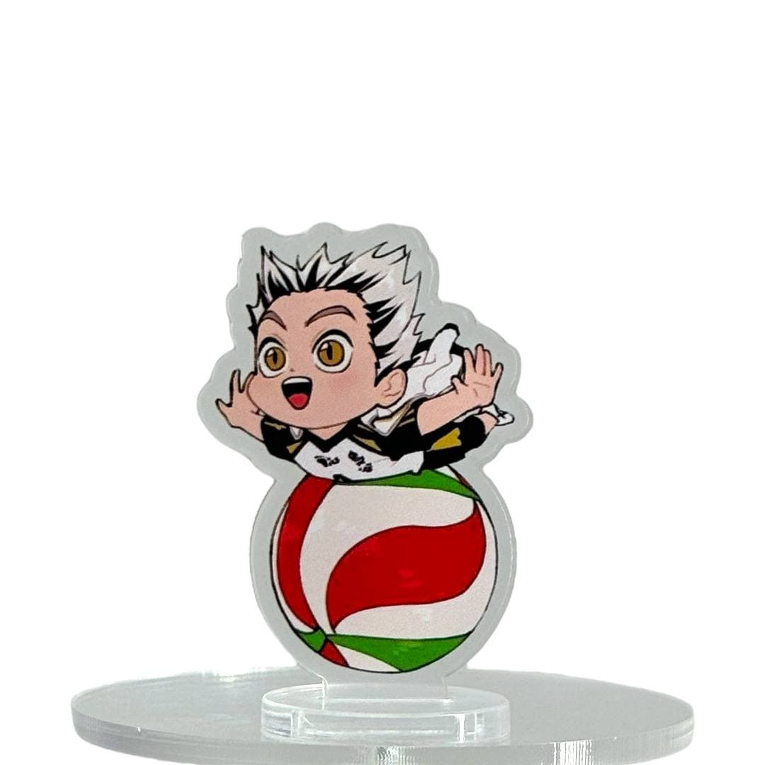 Аніме акриловий стенд Котаро Бокуто (Kotaro Bokuto) — Волейбол (Haikyuu!!), 6 см