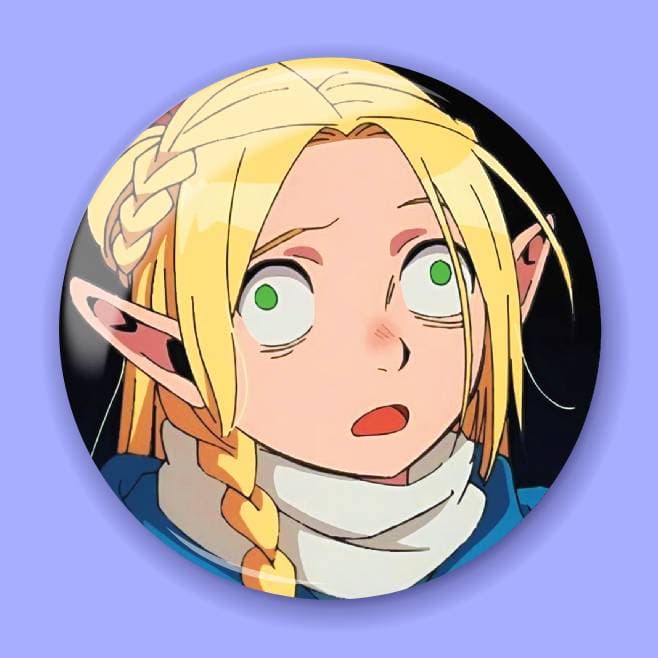 Аніме значок Смаколики з підземелля (Delicious in Dungeon) 43, 56 мм