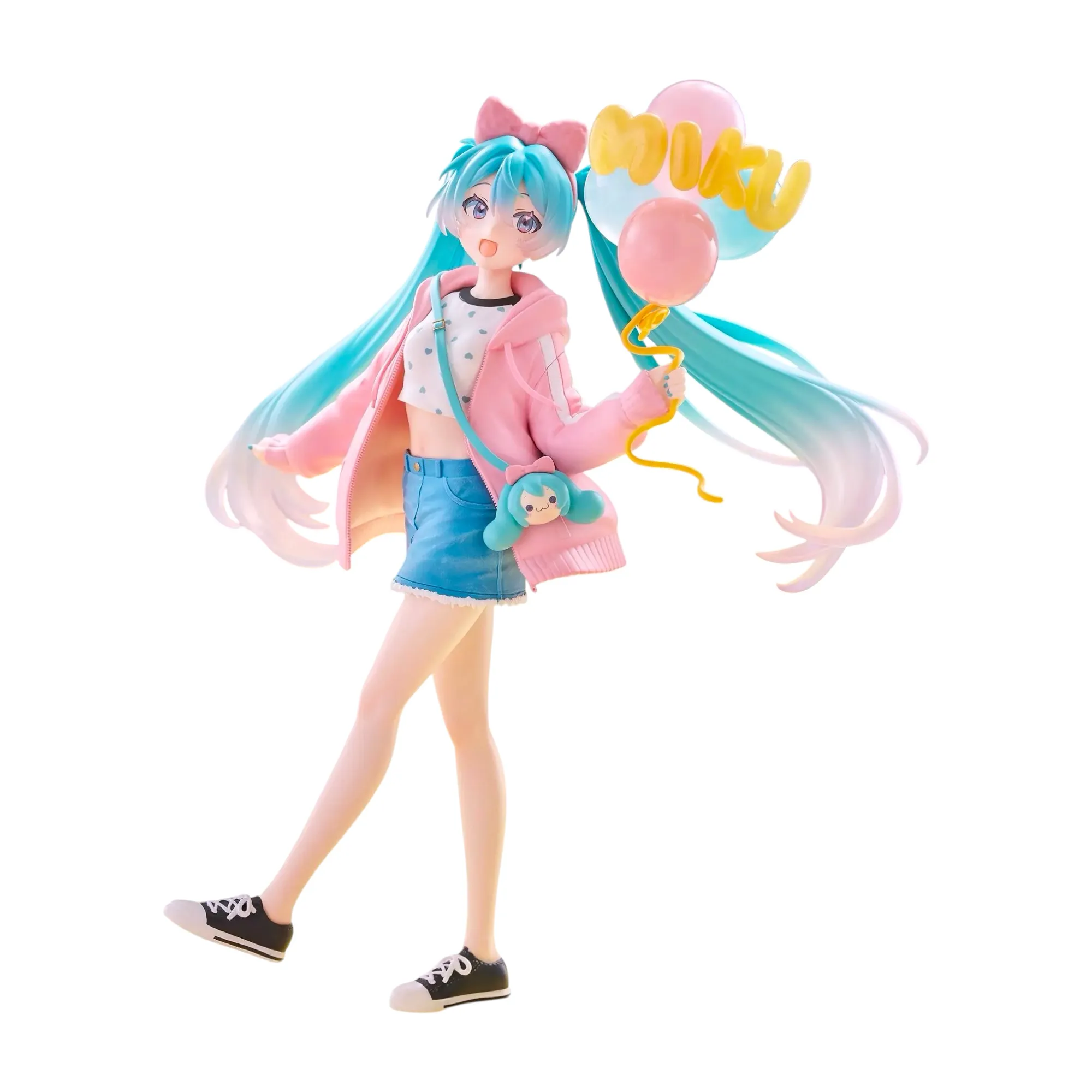 Аніме фігурка Хацуне Міку (Hatsune Miku: Theme Park Date Ver.) — Хацуне Міку (Hatsune Miku), серія Muchute Figure, 19 см, виробник FuRyu