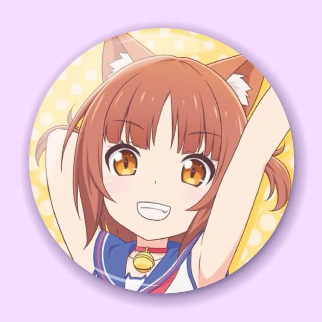 Аніме значок Котячий рай (Nekopara) 1, 56 мм, глянець