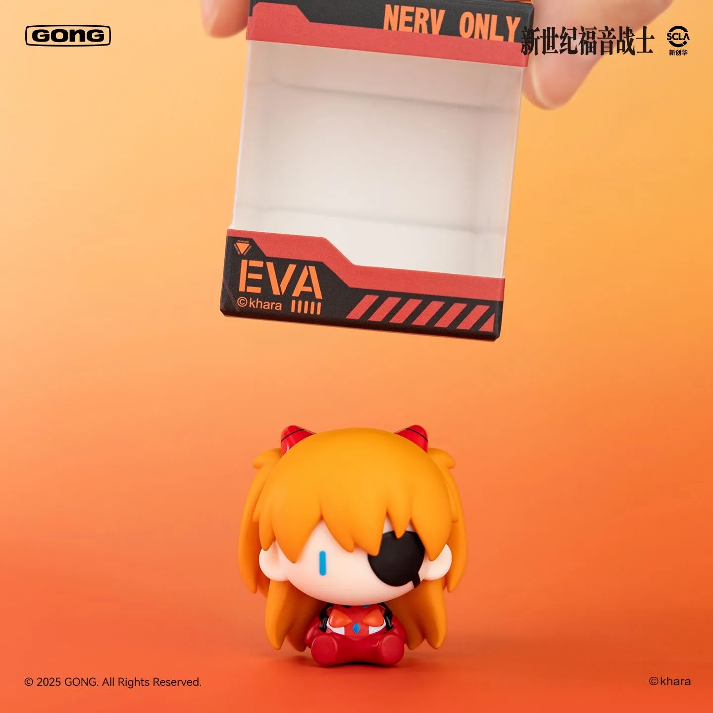 Аніме фігурка-сюрприз Євангеліон (Evangelion Super Mini Figures Land at NERV), серія рандомних міні-фігурок POP MART x GONG 7