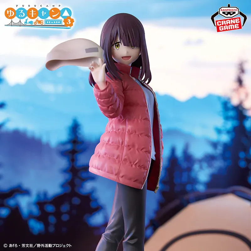 Аніме фігурка Аяно Токі (Ayano Toki) Season 3 Banpresto — Дівчачий Табір (Laid-Back Camp), 24 см 2
