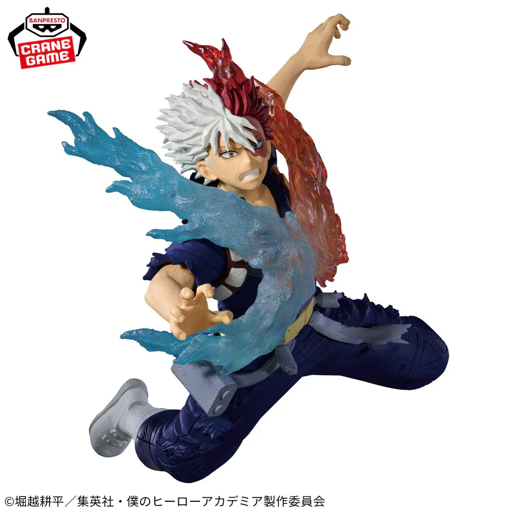 Аніме фігурка Шото Тодорокі (Shoto Todoroki) The Amazing Heroes Plus III Banpresto — Моя геройська академія (My Hero Academia), 15 см 4