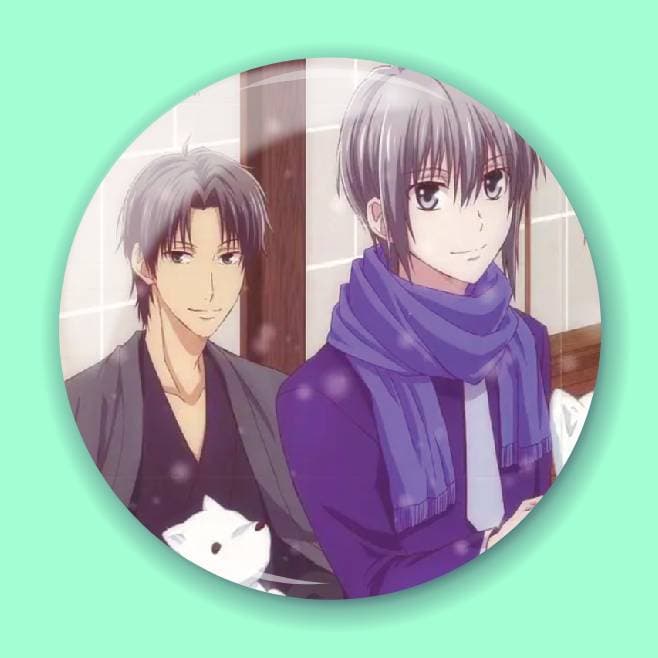 Аніме значок Кошик фруктів (Fruits Basket) 41, 56 мм