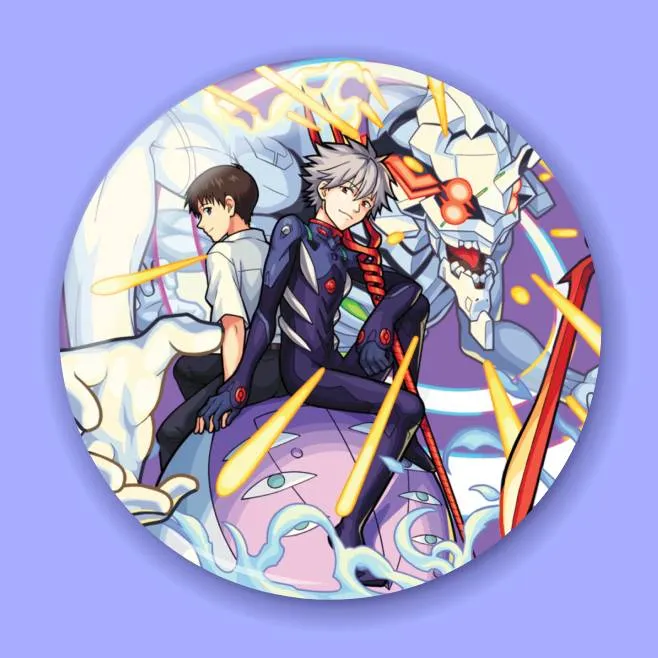 Аніме значок Єванґеліон (Evangelion) 13, 56 мм