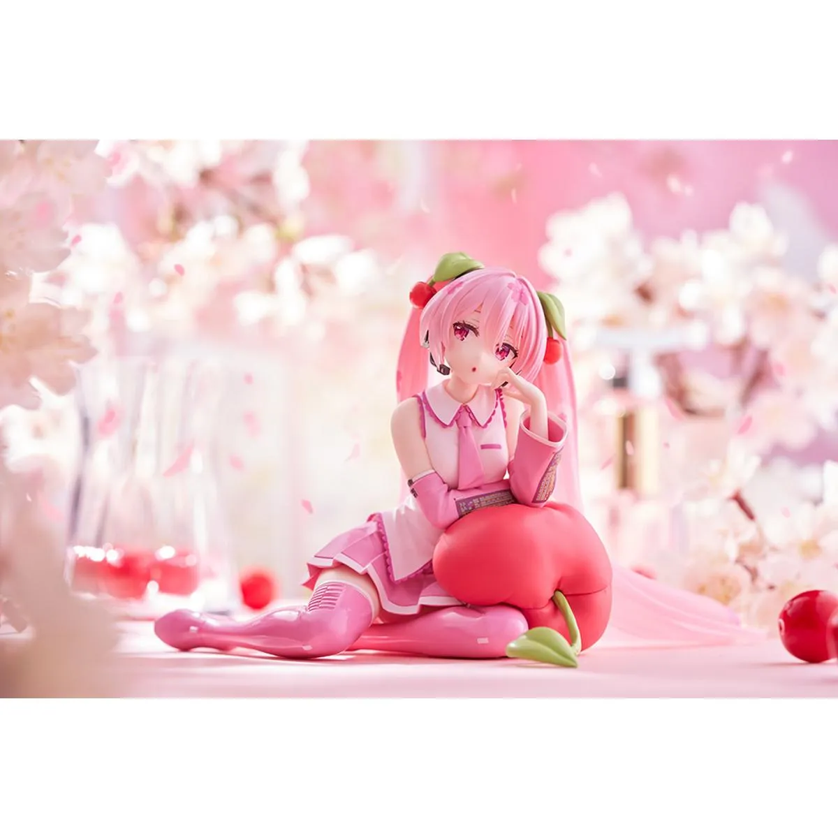 Фігурка Sakura Miku Desktop Cute Figure (Cherry Cushion Ver.) 2