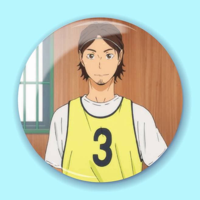 Аніме значок Волейбол (Haikyuu!!) 1, 56 мм, глянець